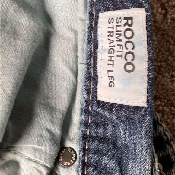 Express men’s Rocco slim fit straight leg 33/30 - Picture 5 of 7